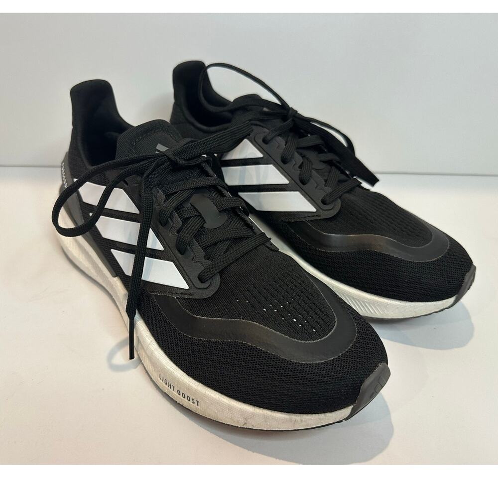 Adidas Women's PureBOOST 5 Running Shoes Black/White Size 9M Sporty Sleek